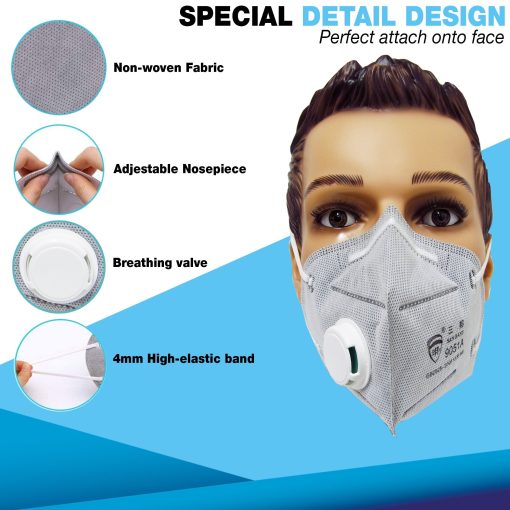 KN95 Disposable Protective Mask (5 pcs) For Adults