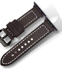 Leather Watch Bands For Apple Watch Series 7, 6, 5, 4, 3, 2, 1