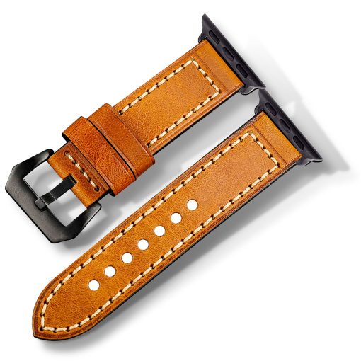 Leather Watch Bands For Apple Watch Series 7, 6, 5, 4, 3, 2, 1