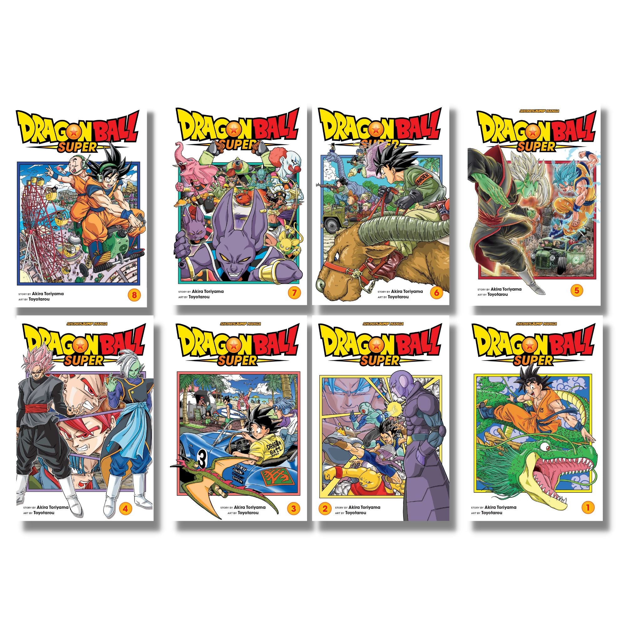 Dragon Ball Super Vol. 1-18 Set English Manga - With Action Figure