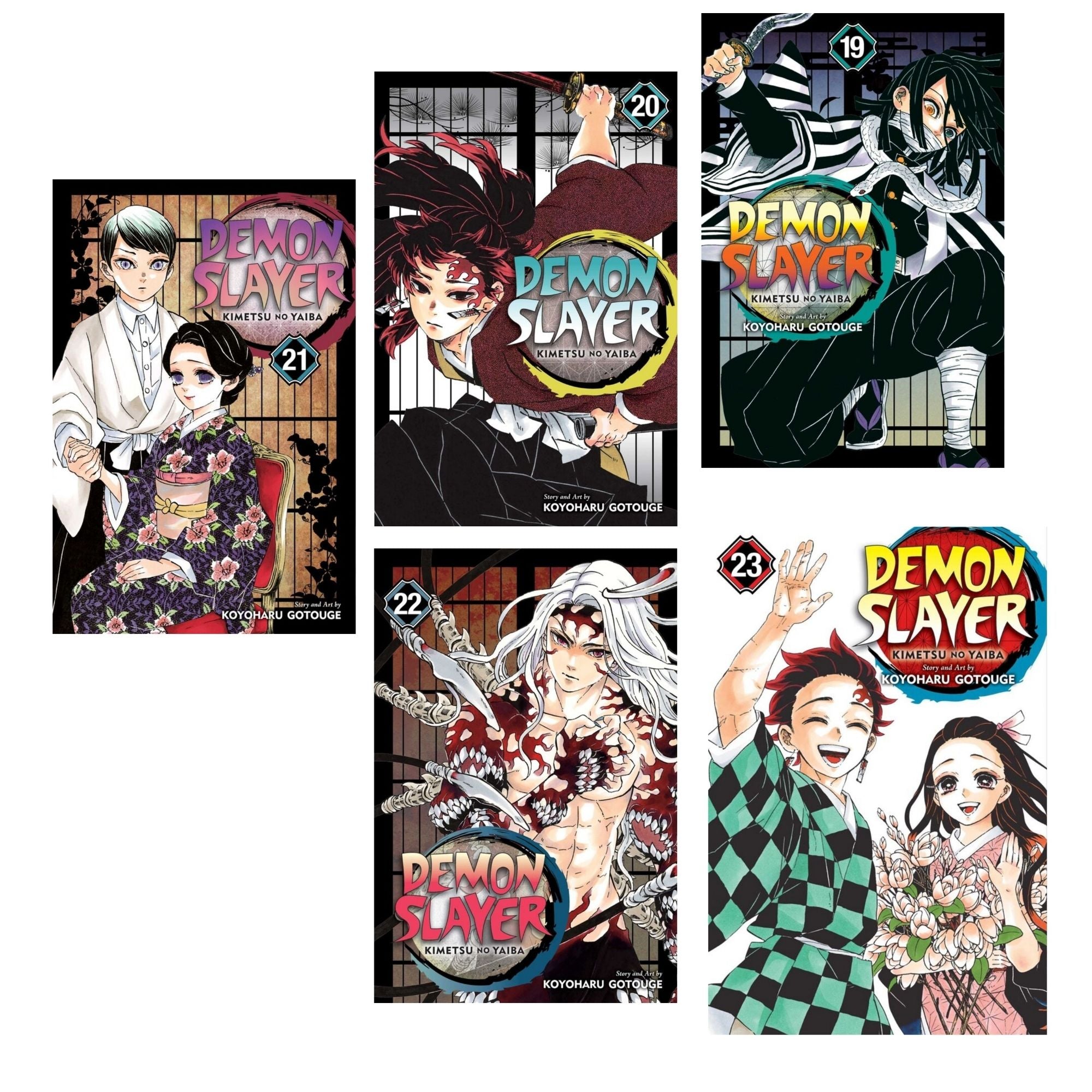 Demonslayer - Kimetsu No Yaiba (Set of 23 Books): Includes volumes 1-23  with premium (Demon Slayer Complete Box Set)