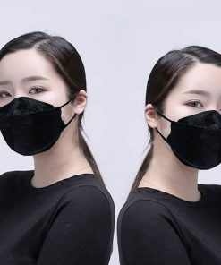 1 Pack Protective Korean Style Face Mask 10PCS/Pack Black 5 Layers