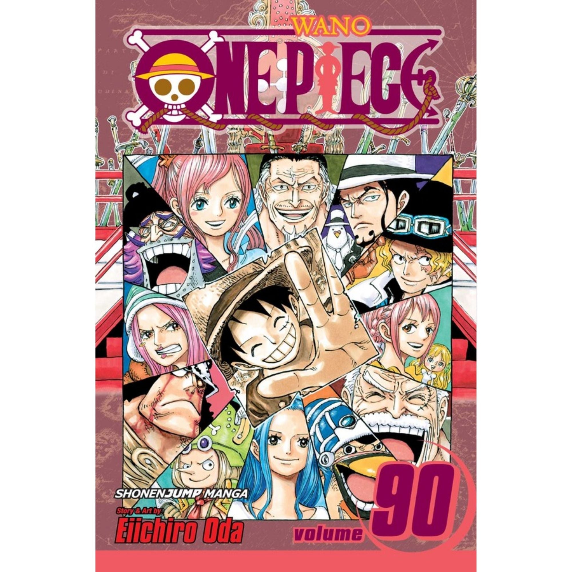 New One Piece Manga Box Set 4 Dressrosa to Reverie Vol 71-90