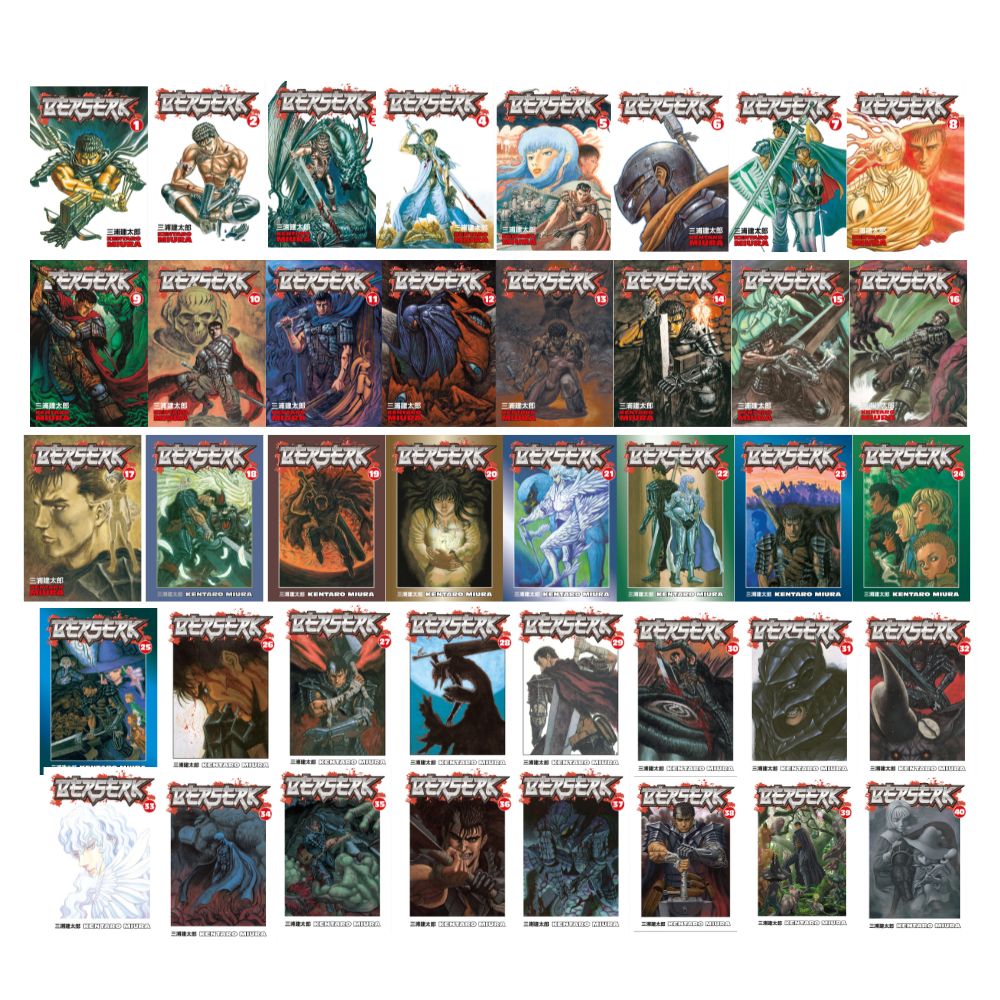 Berserk Manga Vol 1- 40 and Official Guidebook - Targetgears