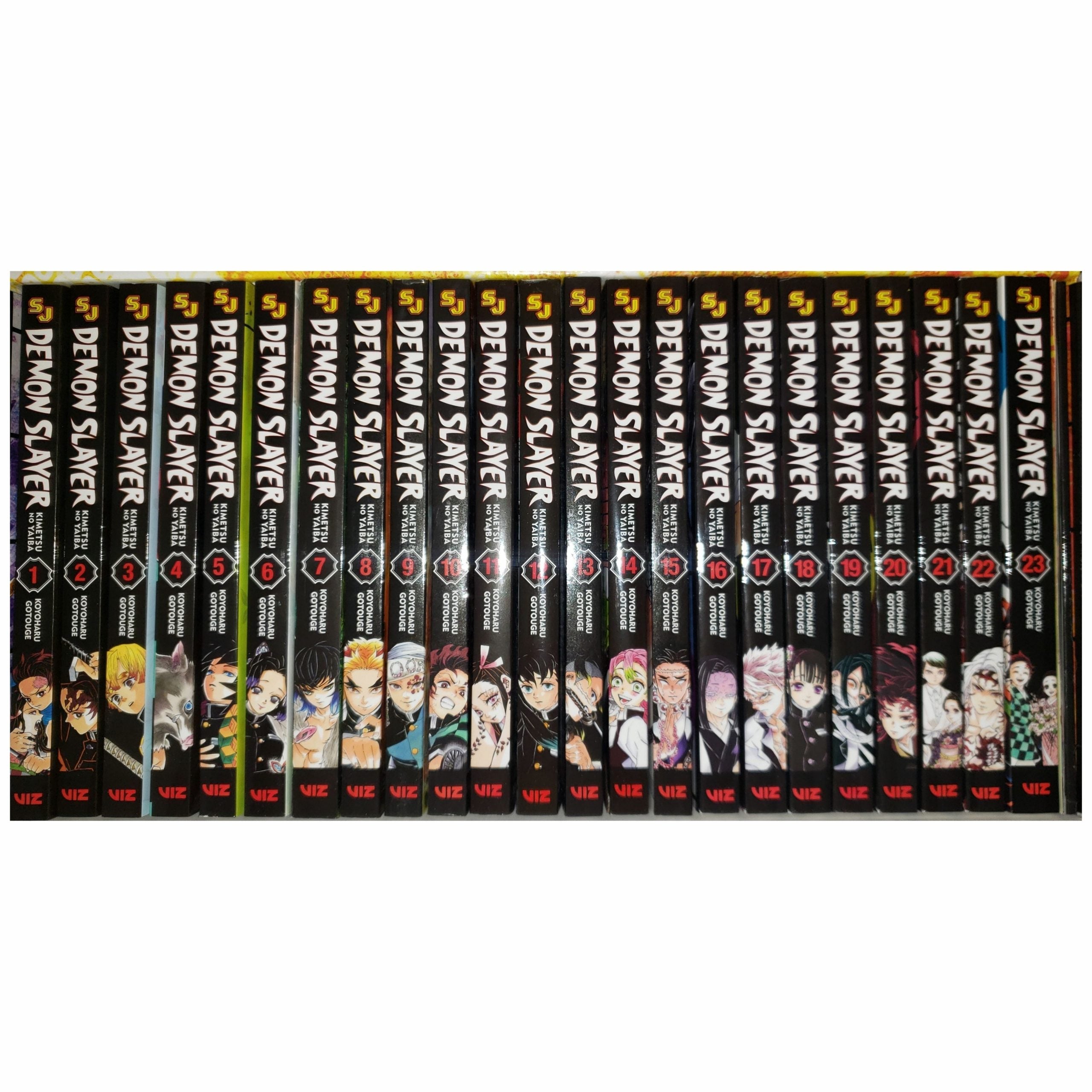 Demon Slayer Kimetsu No Yaiba Vol. 1 Ao 23 Coleção Completa