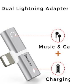 iPhone Audio & Charger Adapter- Earphone-Charger Adapter - Troogears