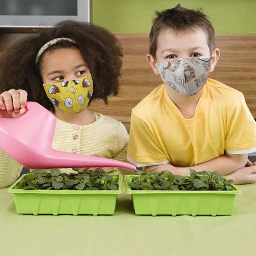 Reusable Kids Cloth Face Mask Set With PM 2.5 Filters