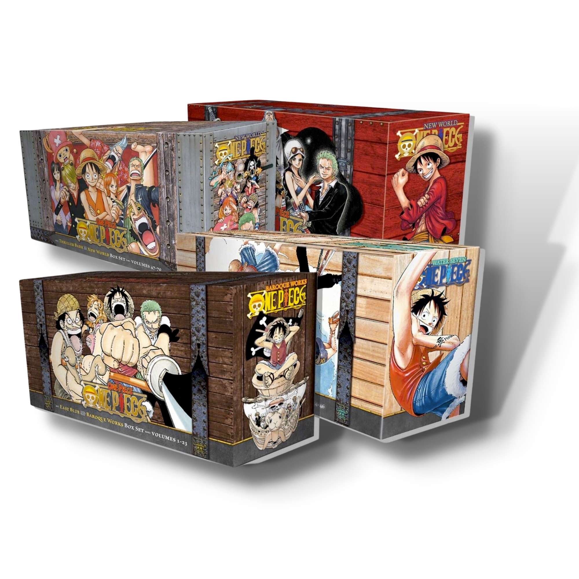 One Piece Box Set 3 : Thriller Bark to New World, Volumes 47-70 