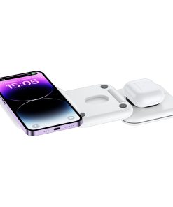 3-in-1 Foldable Wireless Powerbank Charger for iPhones, Apple Watches, and AirPods