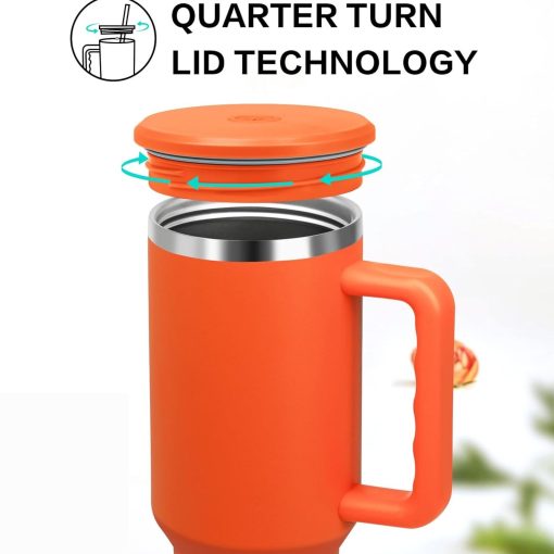 40oz Stainless Steel Tumbler: Ultimate Leak-Proof, Insulated Travel Mug